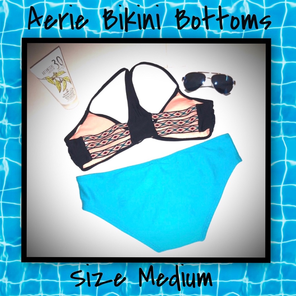 🏖 BLACK BIKIN TOP AND TURQUOISE BOTTOMS🏖